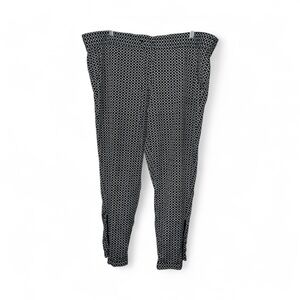 Bisou Bisou Black and White Patterned Joggers